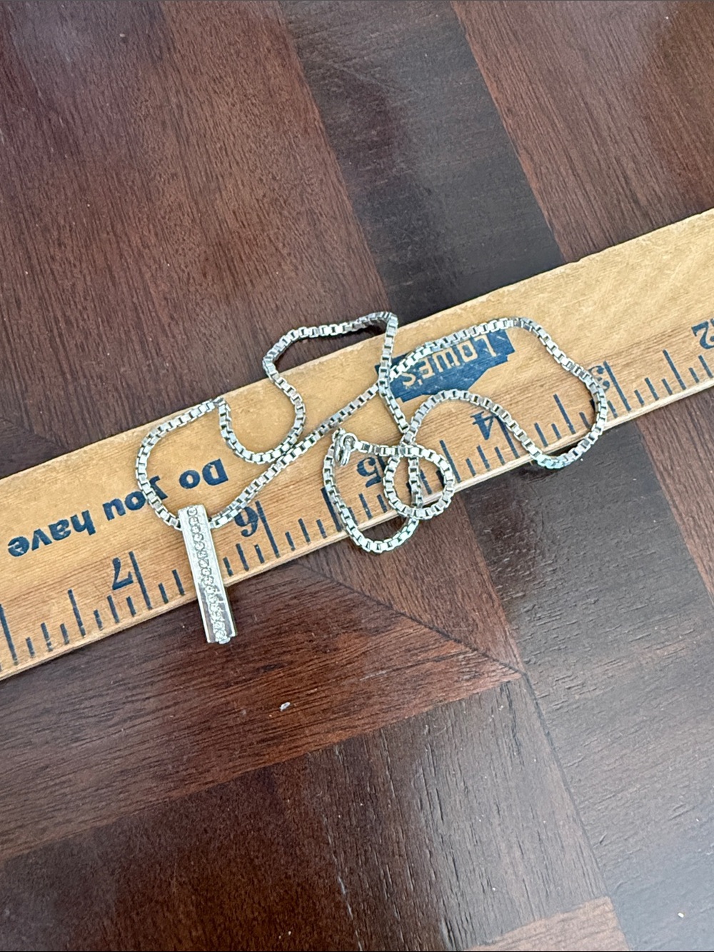 Vintage Su CZ CH Necklace
